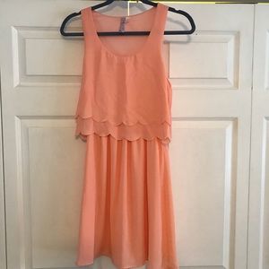 NWOT Francessca’s Scalloped Dress